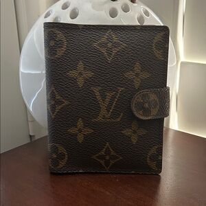 Authentic Louis Vuitton Mono Mini Agenda/Card holder